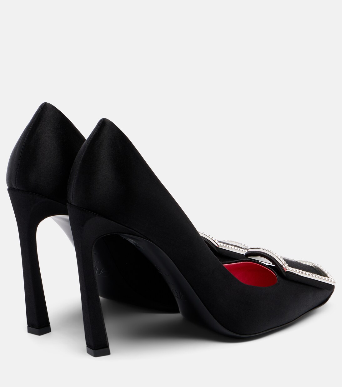 Trumpette 100 satin pumps | Roger Vivier