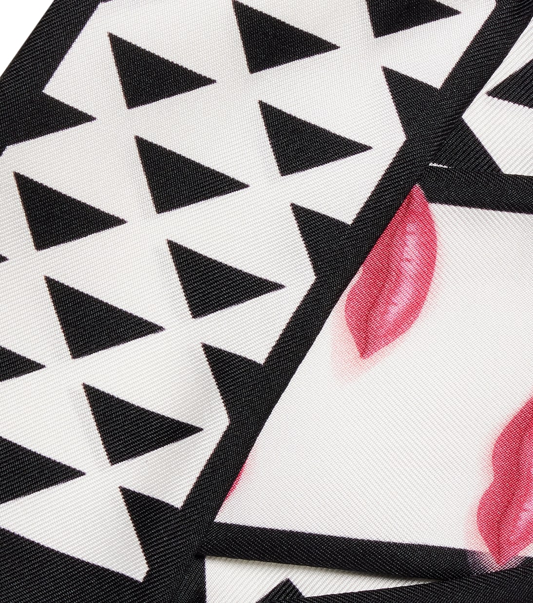 Printed silk twill scarf | Prada