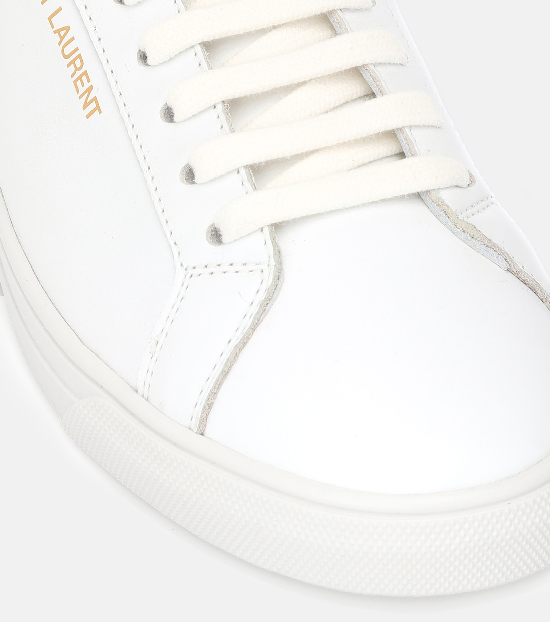 Andy leather sneakers in white - Saint Laurent | Mytheresa Andy leather sneakers in white - Saint Laurent | Mytheresa