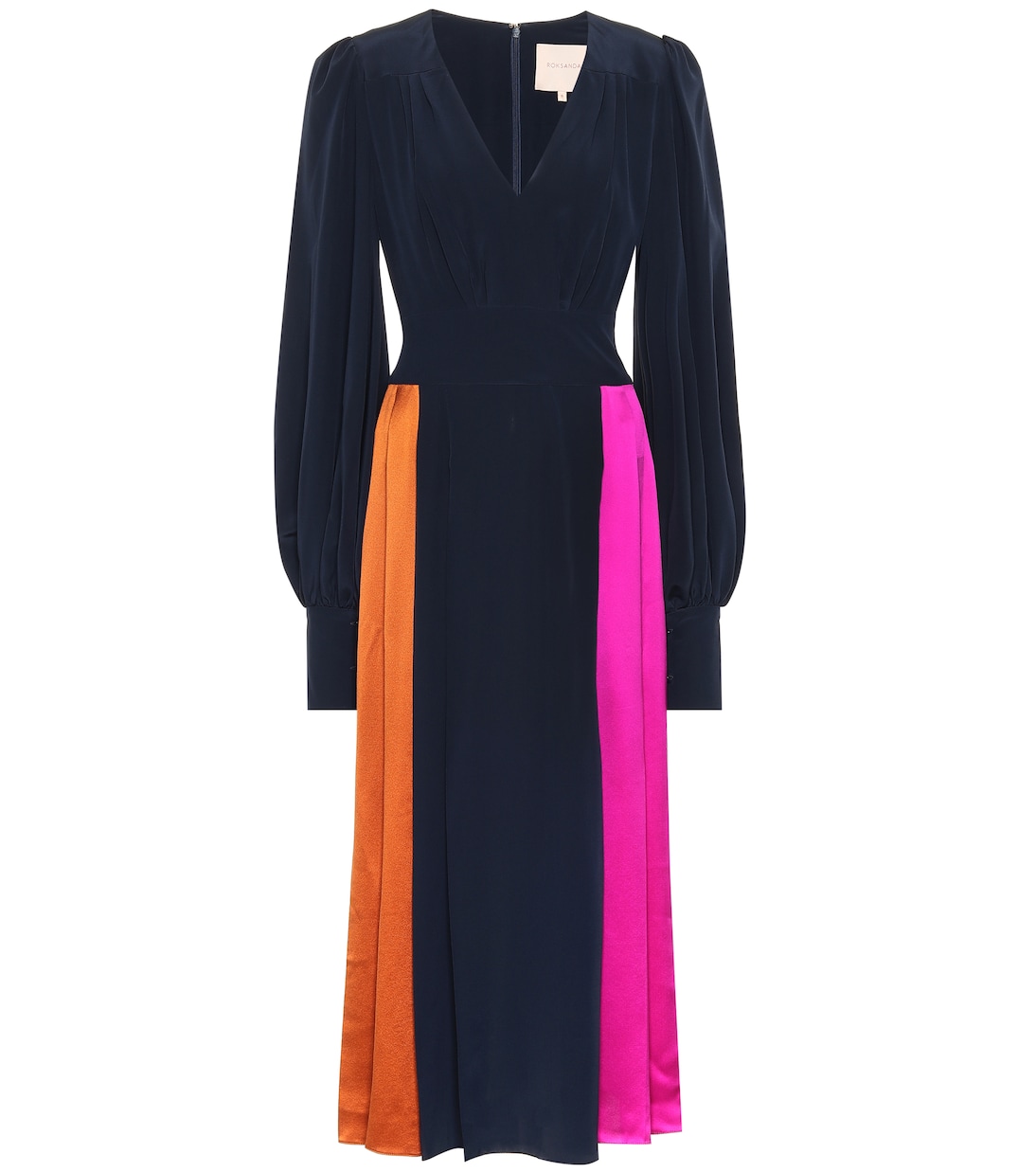 Midikleid Terkuro aus Seidensatin | Roksanda