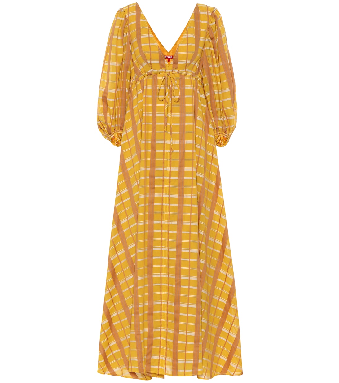 Amaretti cotton-blend maxi dress | Staud