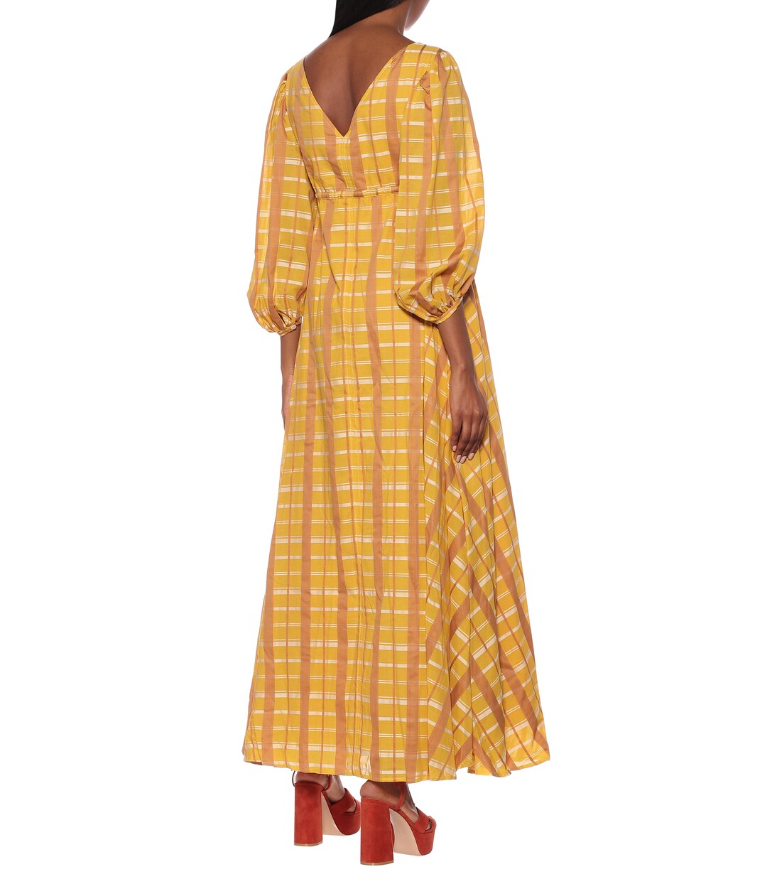 Amaretti cotton-blend maxi dress | Staud