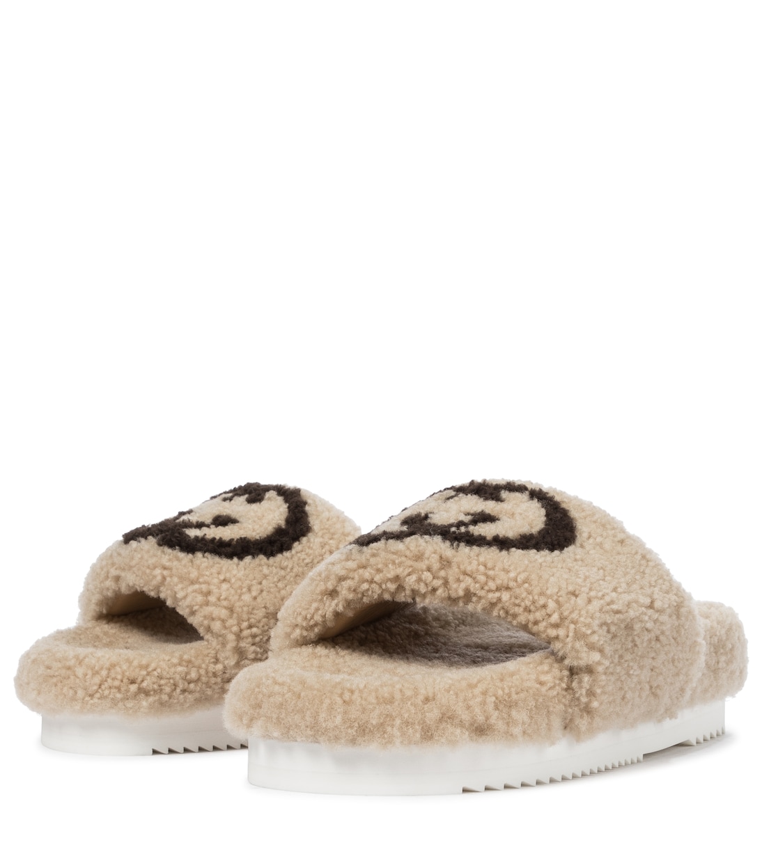 Interlocking G teddy slides | Gucci
