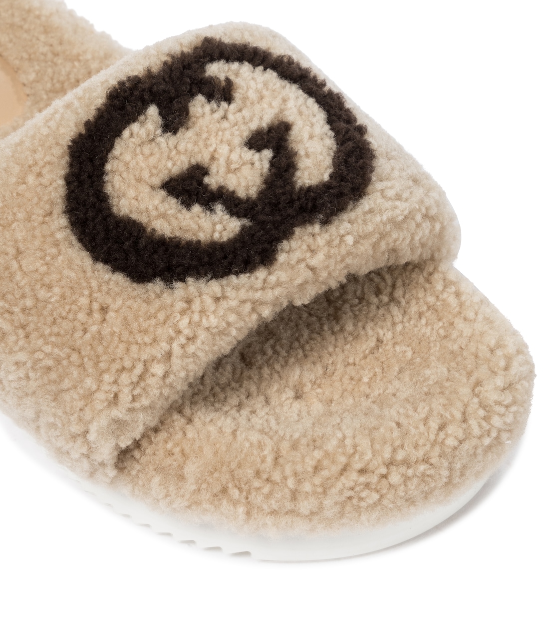 Interlocking G teddy slides | Gucci
