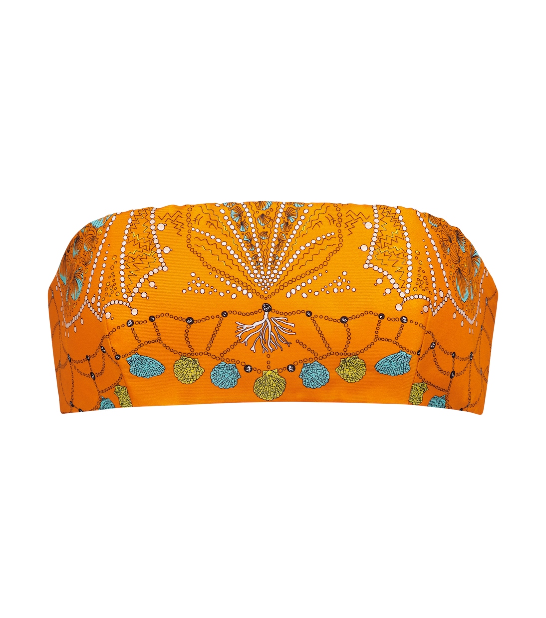 Crop top de seda estampado | Pucci