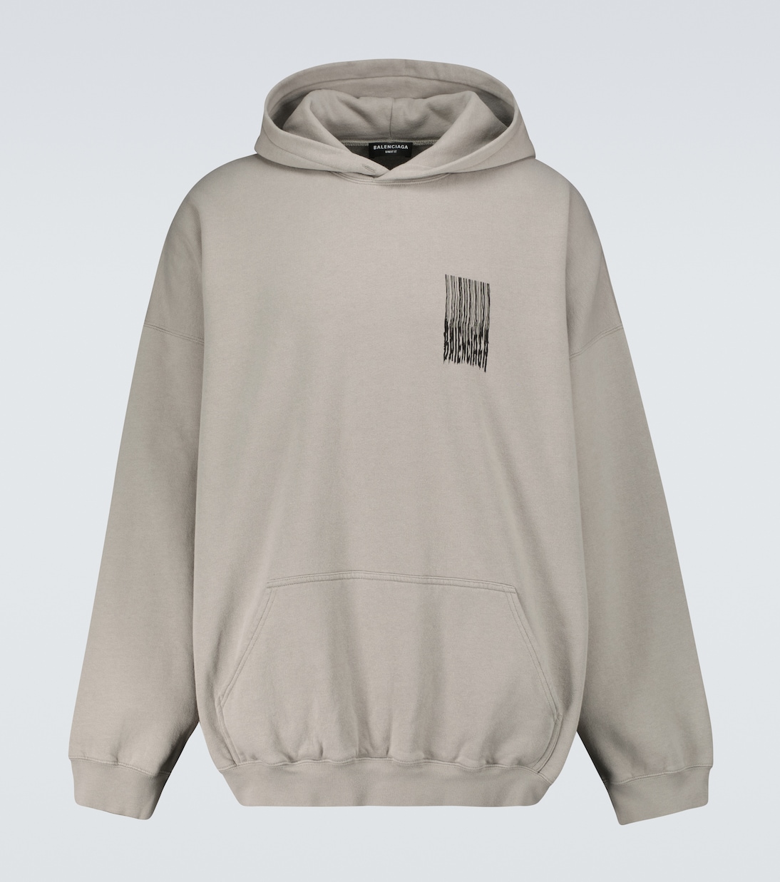 Barcode hooded sweatshirt | Balenciaga