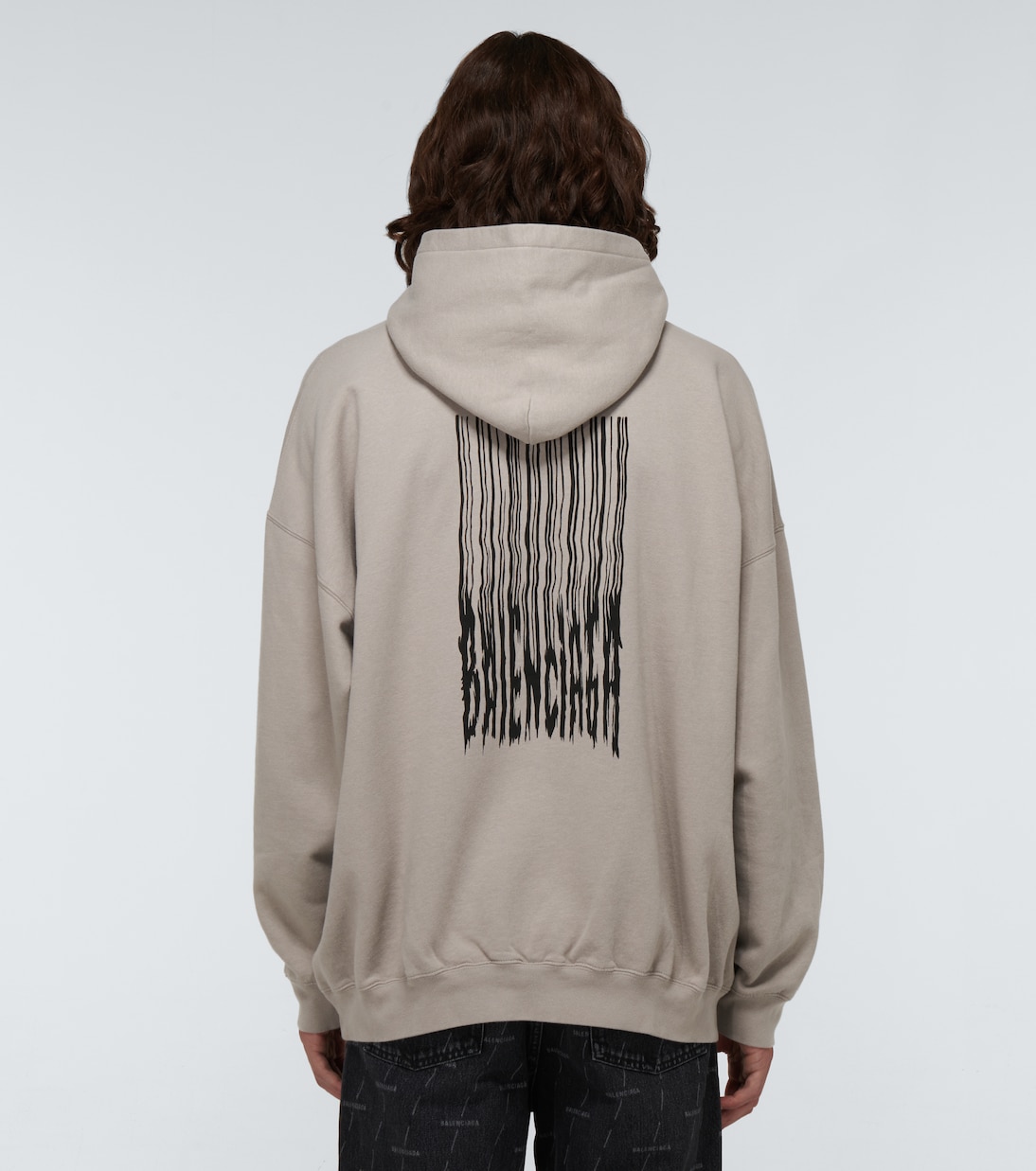 Barcode hooded sweatshirt | Balenciaga