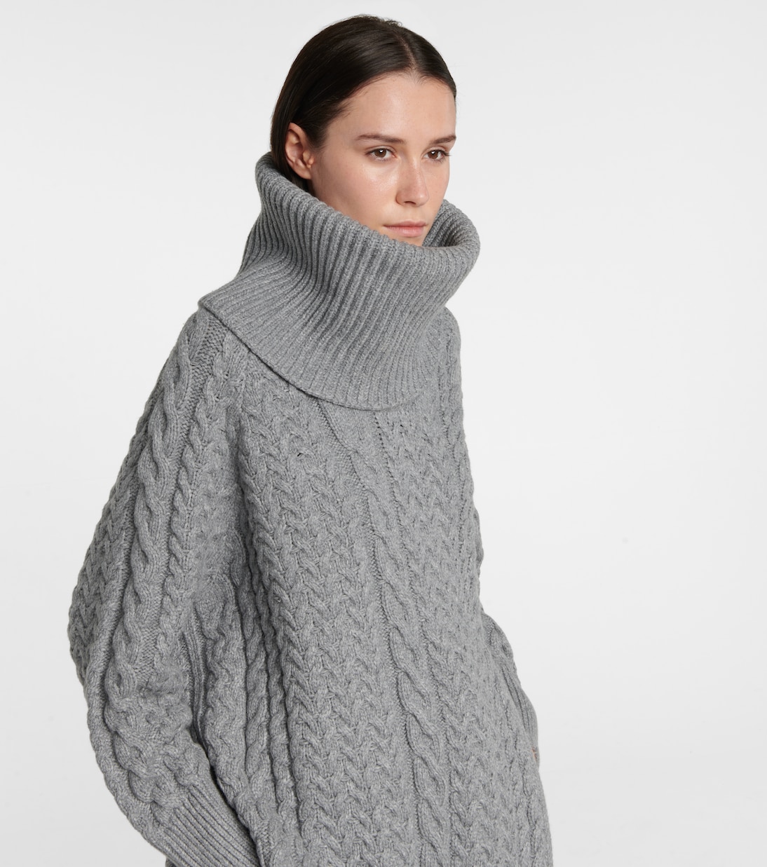 Aran-knit cotton-blend sweater | Stella McCartney