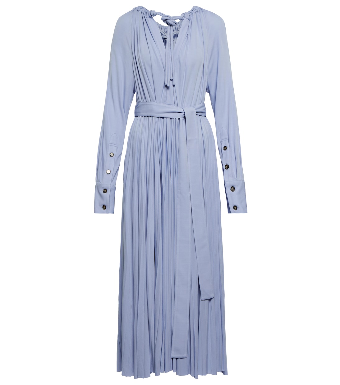 Pleated jersey midi dress | Proenza Schouler