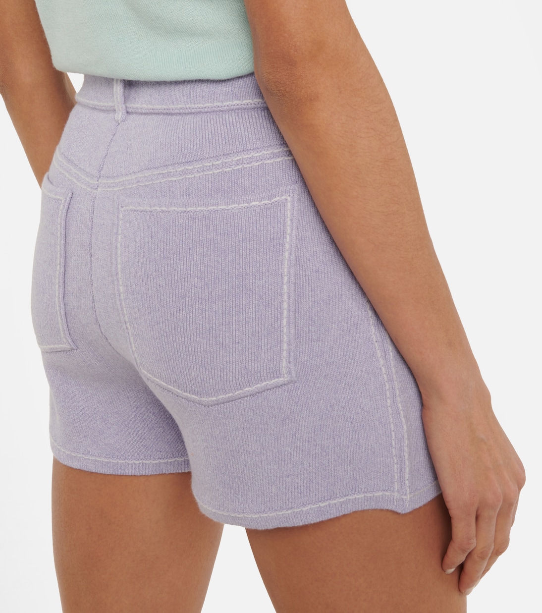 Cashmere and cotton shorts | Barrie