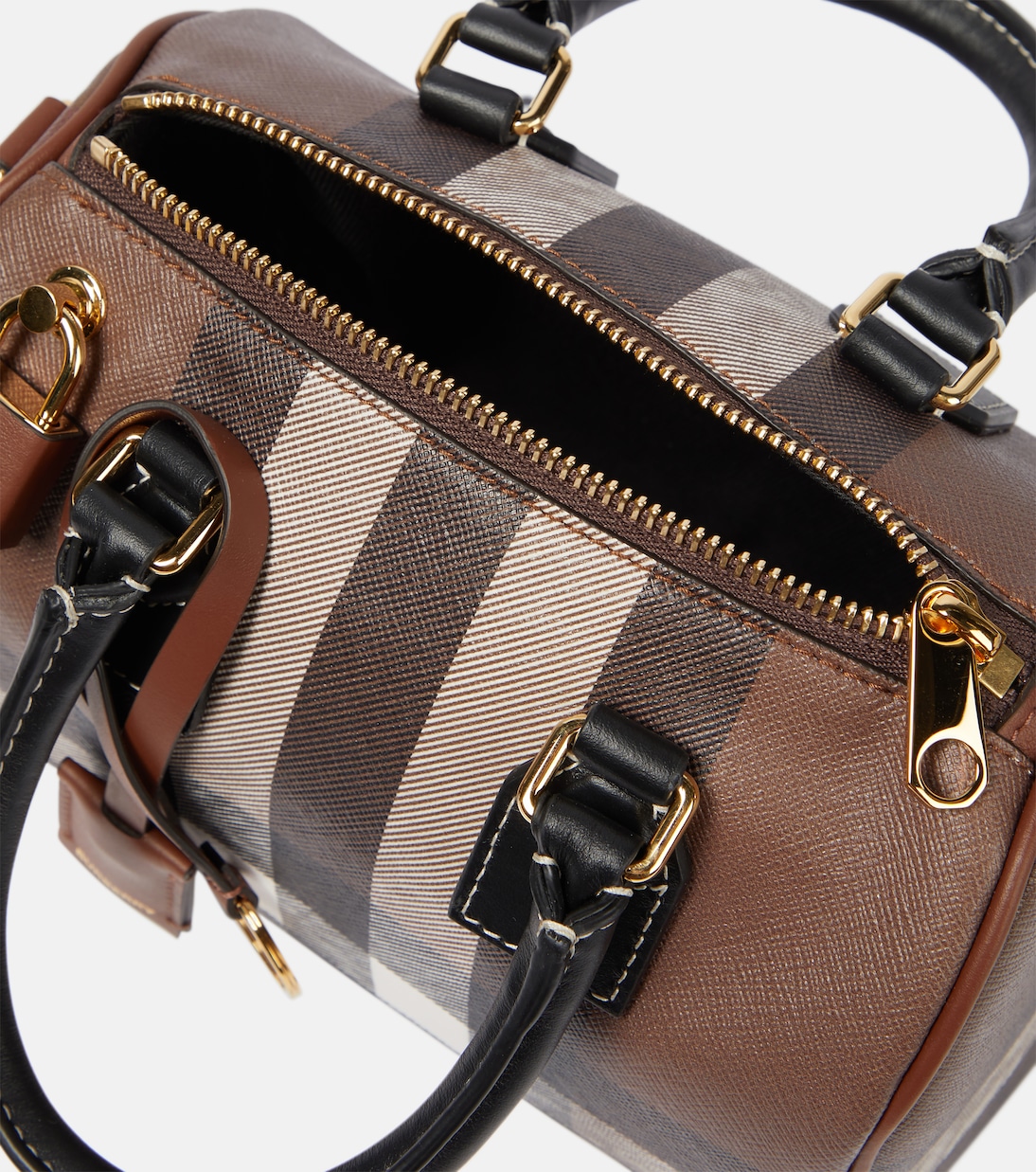 Checked canvas tote bag | Burberry