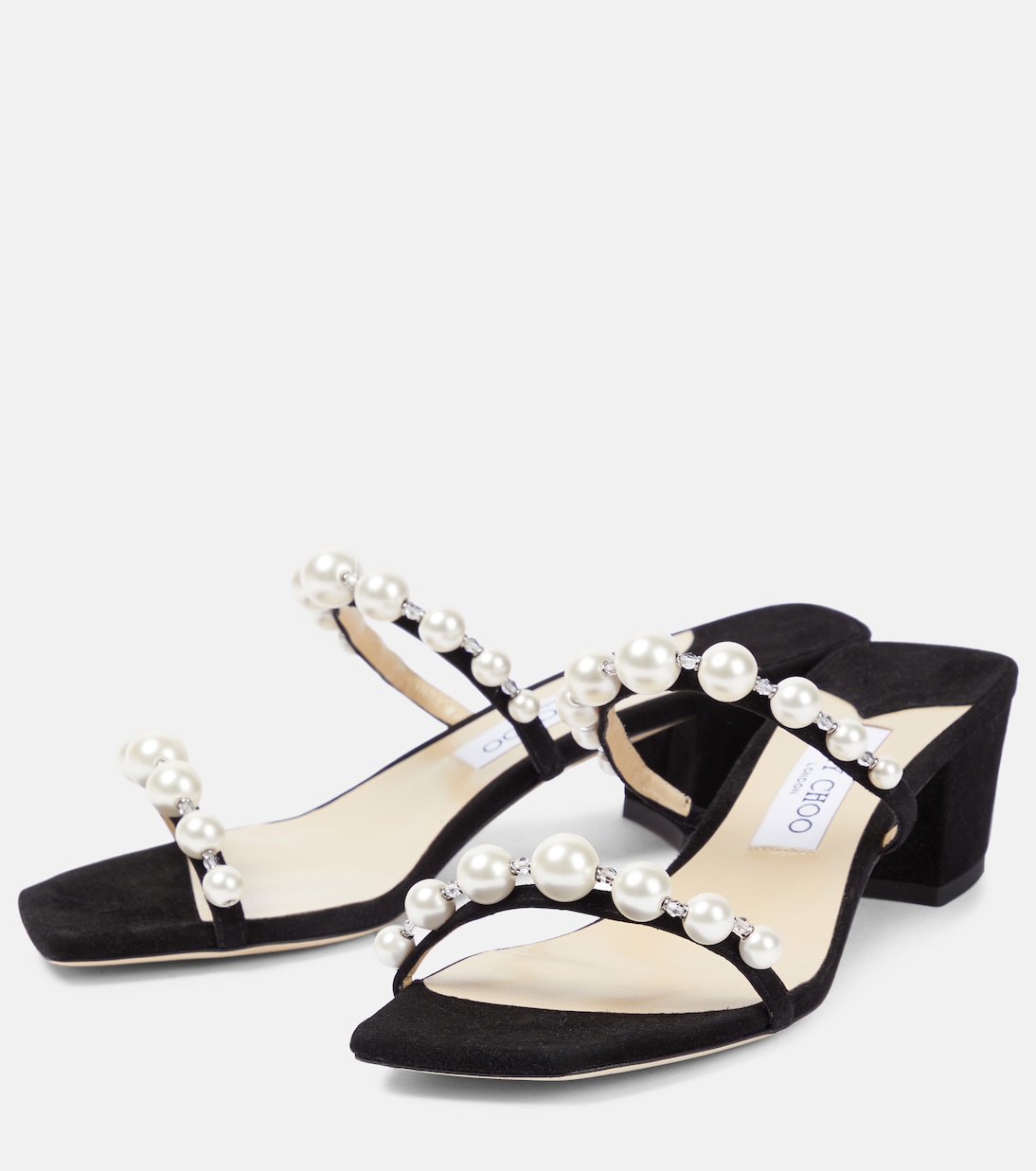 Sandalias Amara 45 de ante adornadas | Jimmy Choo