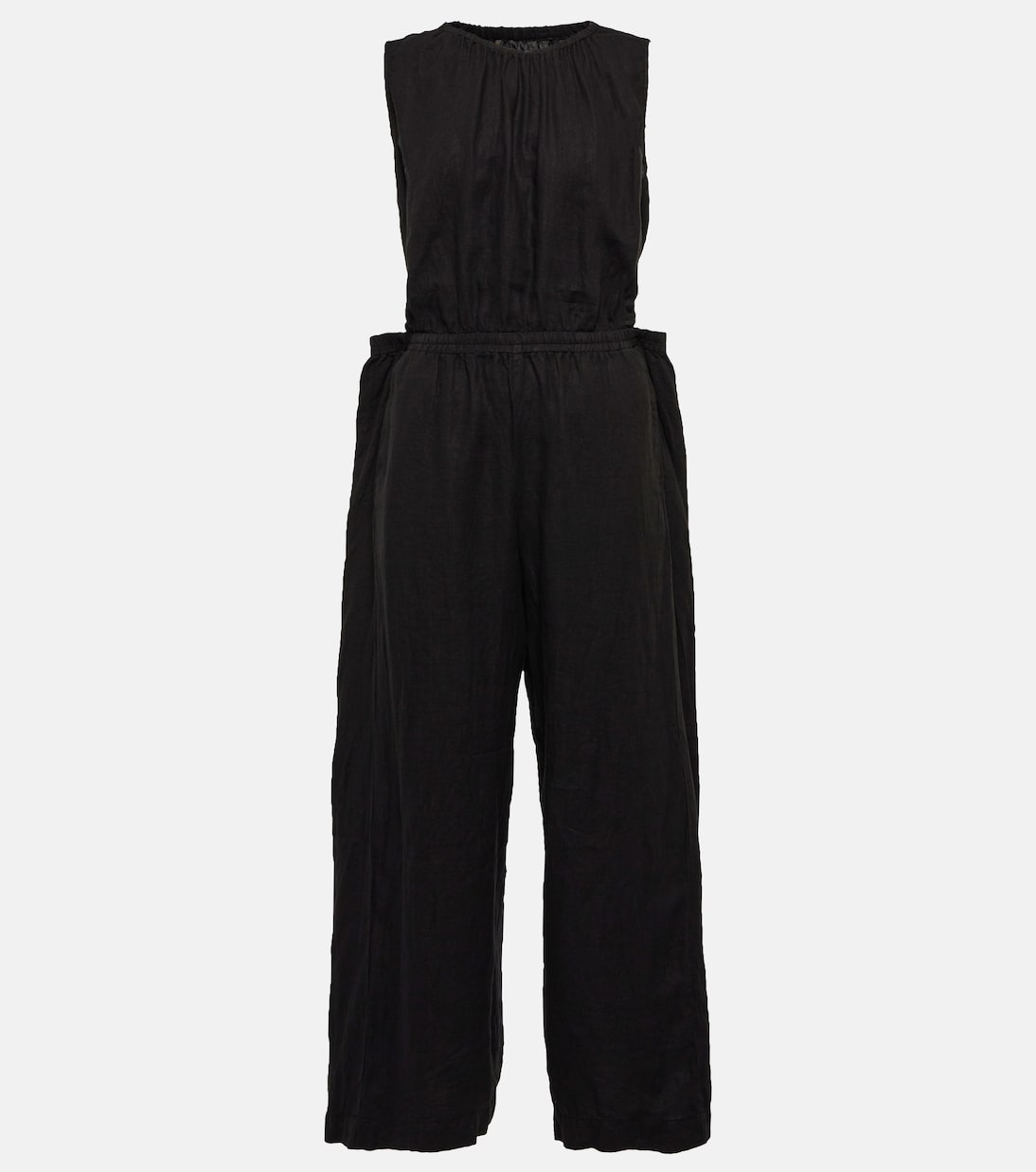 Vivi cutout linen jumpsuit | Velvet
