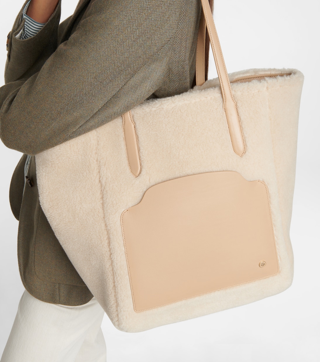 Tote Sesia Large mit Leder | Loro Piana