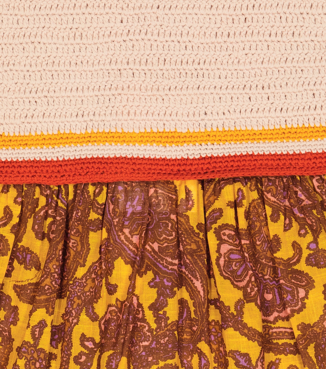 Abito Tiggy in crochet di cotone | Zimmermann Kids