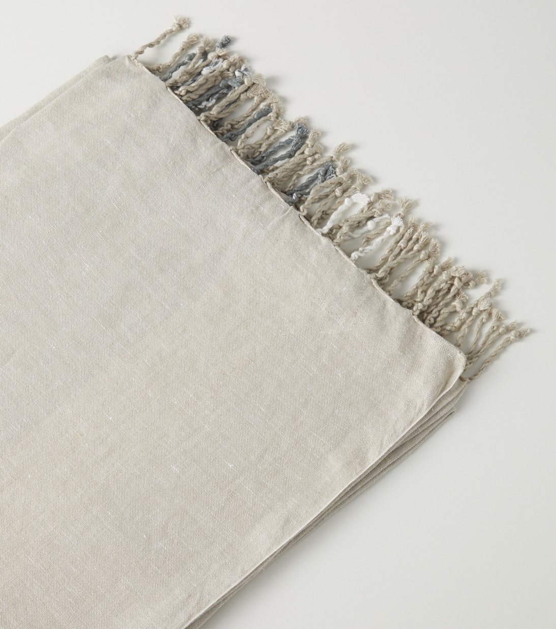 Telo mare in lino a righe | Brunello Cucinelli