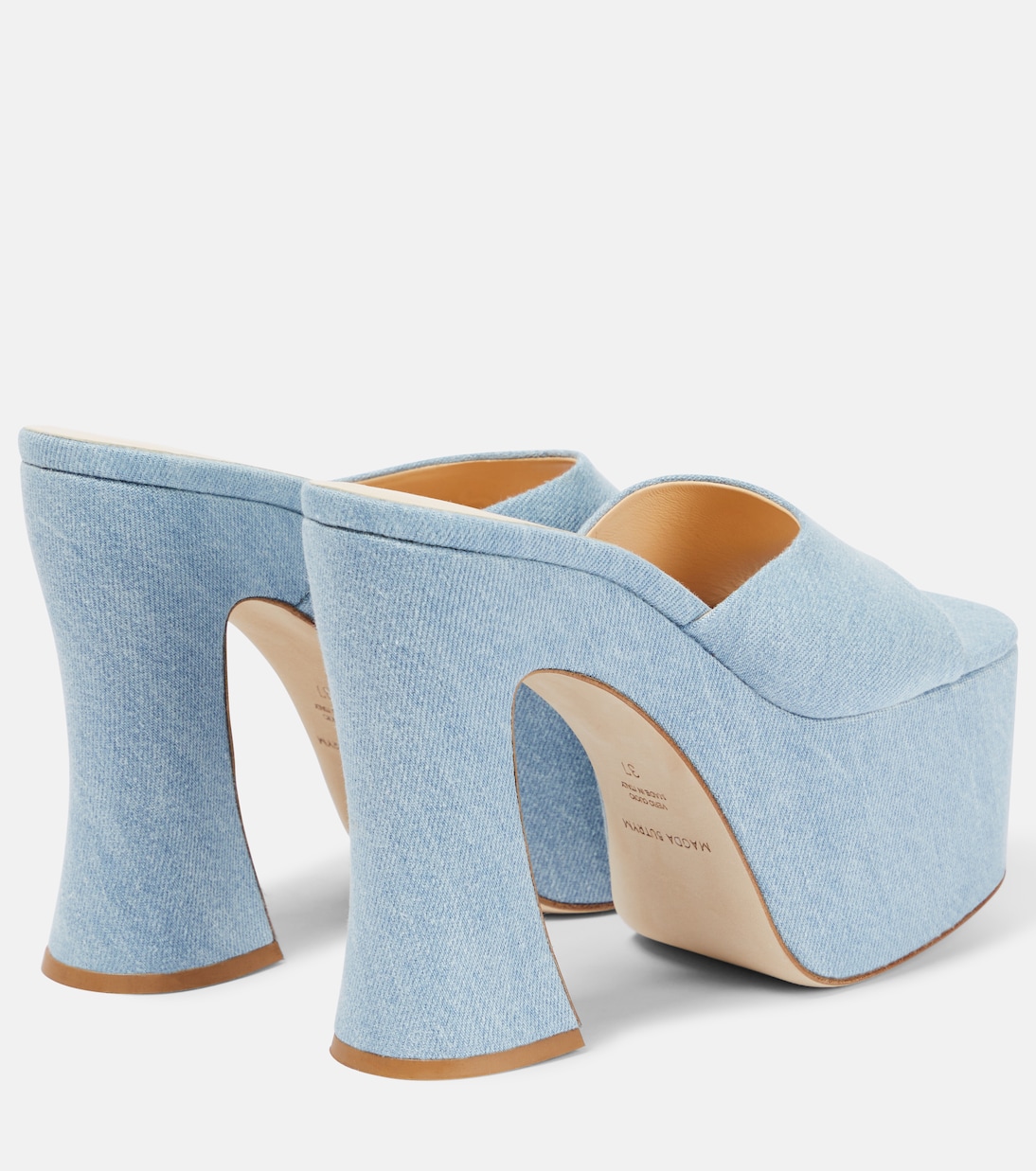 Denim platform mules | Magda Butrym