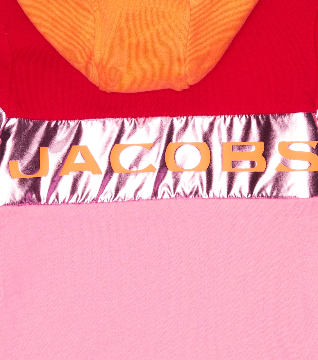 Logo colorblocked cotton hoodie | Marc Jacobs Kids