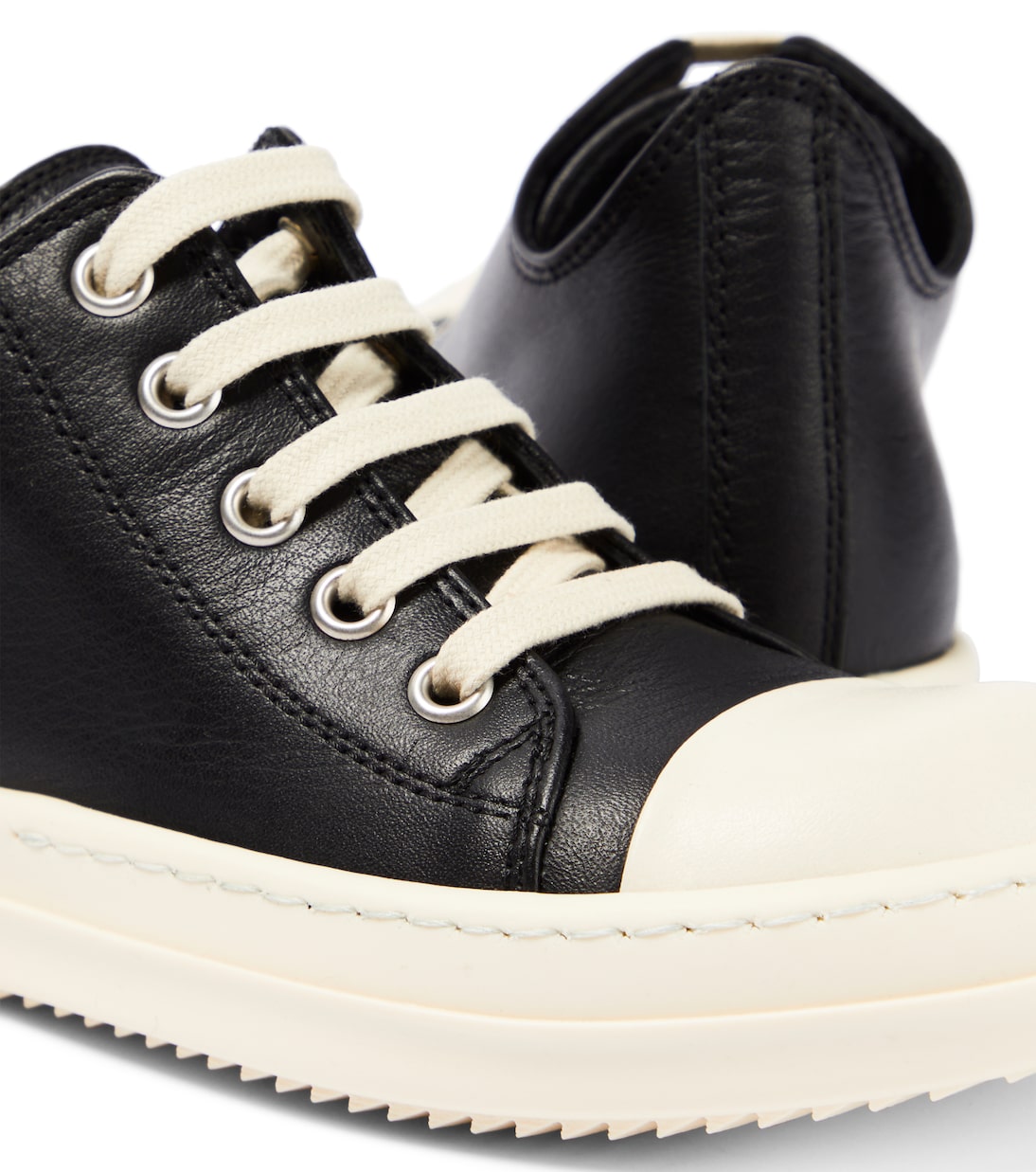 Low leather sneakers | Rick Owens Kids