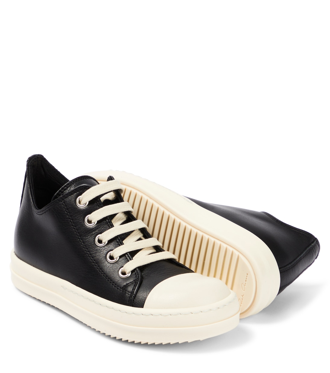 Low leather sneakers | Rick Owens Kids