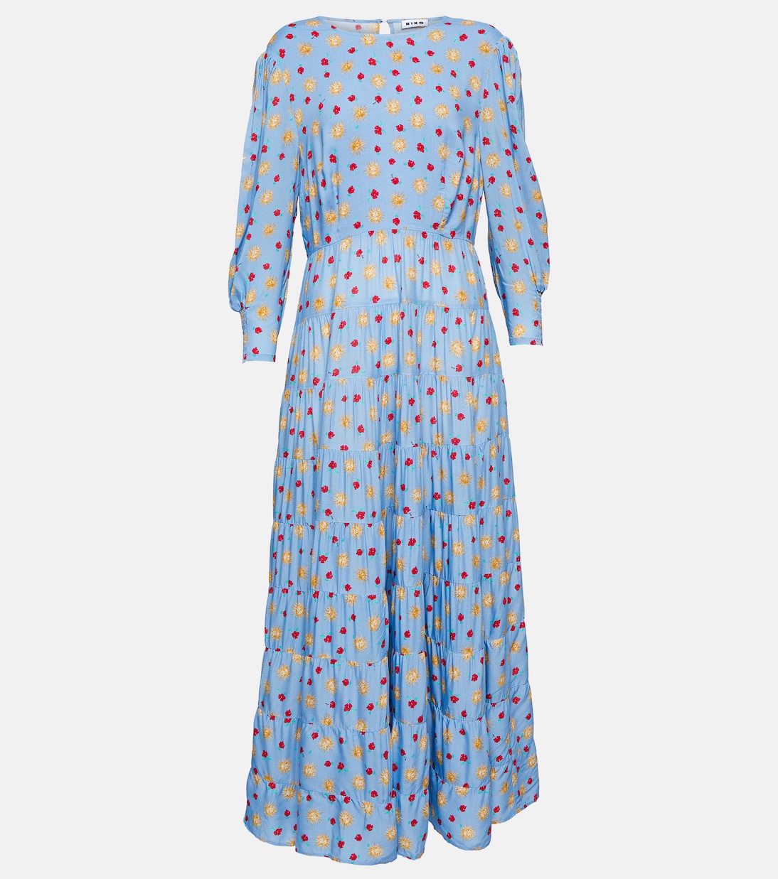 Kristen printed tiered maxi dress | Rixo
