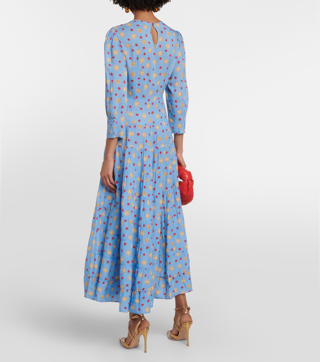 Kristen printed tiered maxi dress | Rixo