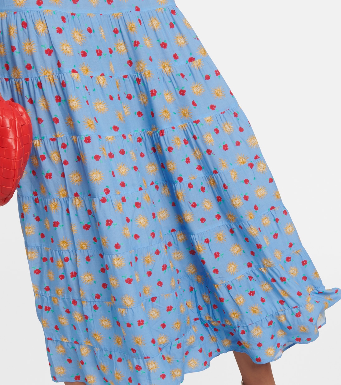 Kristen printed tiered maxi dress | Rixo