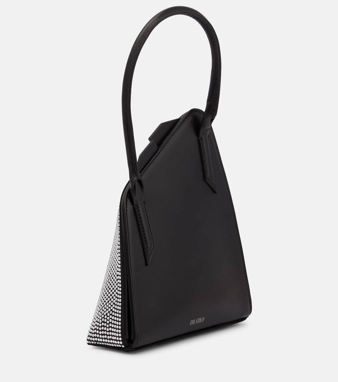 Schultertasche Sunset Mini mit Kristallen | The Attico