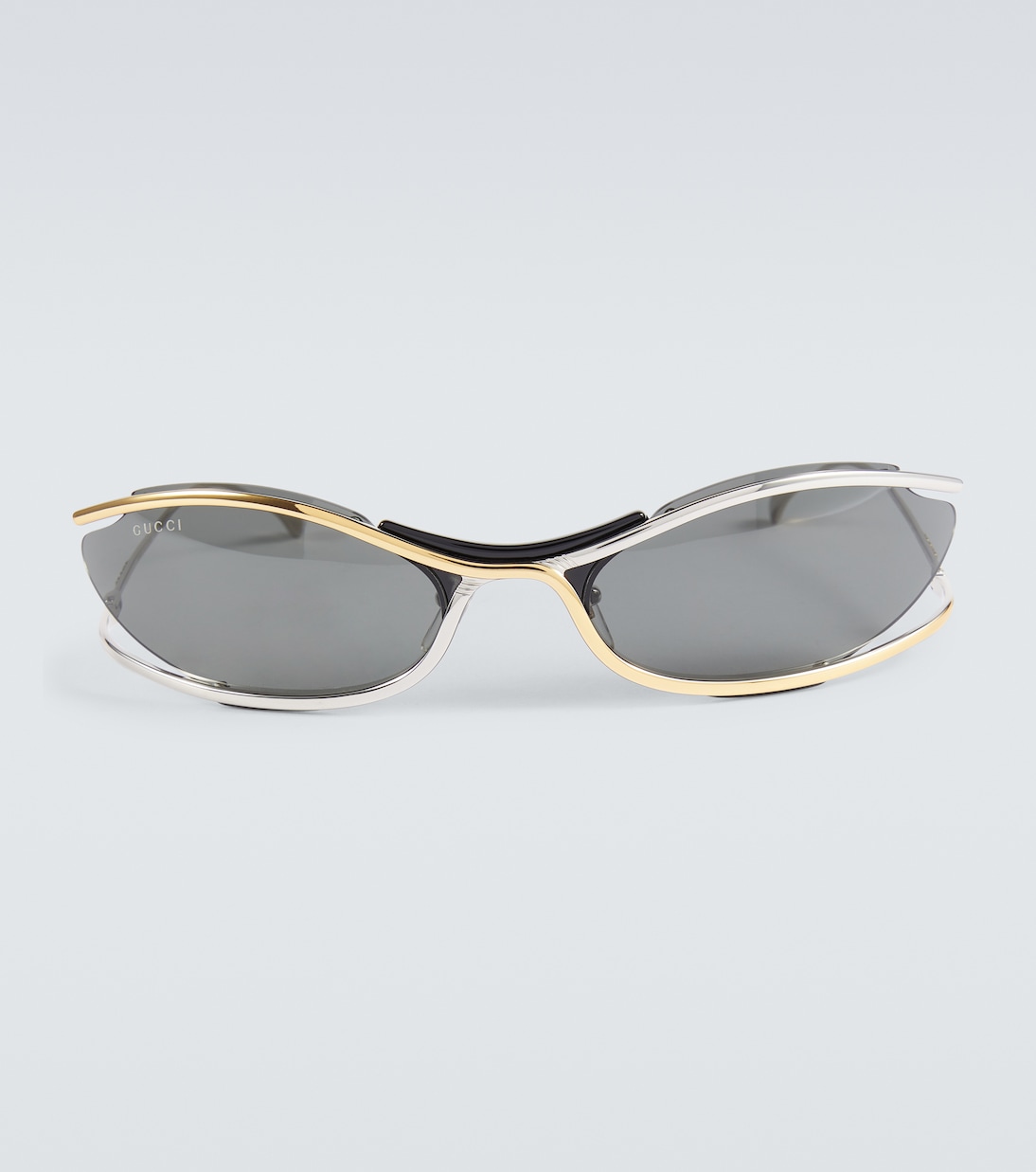 White and gold gucci sunglasses cheap