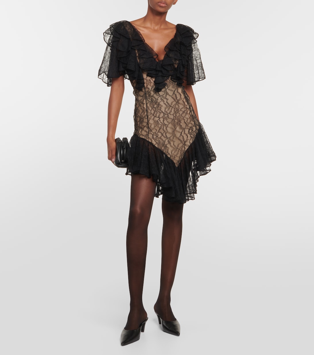 Minikleid Eyona Chantilly aus Spitze | Khaite