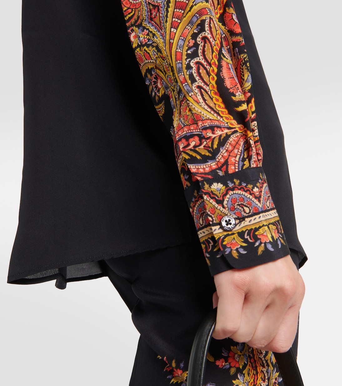 Blouse en soie à fleurs | Etro
