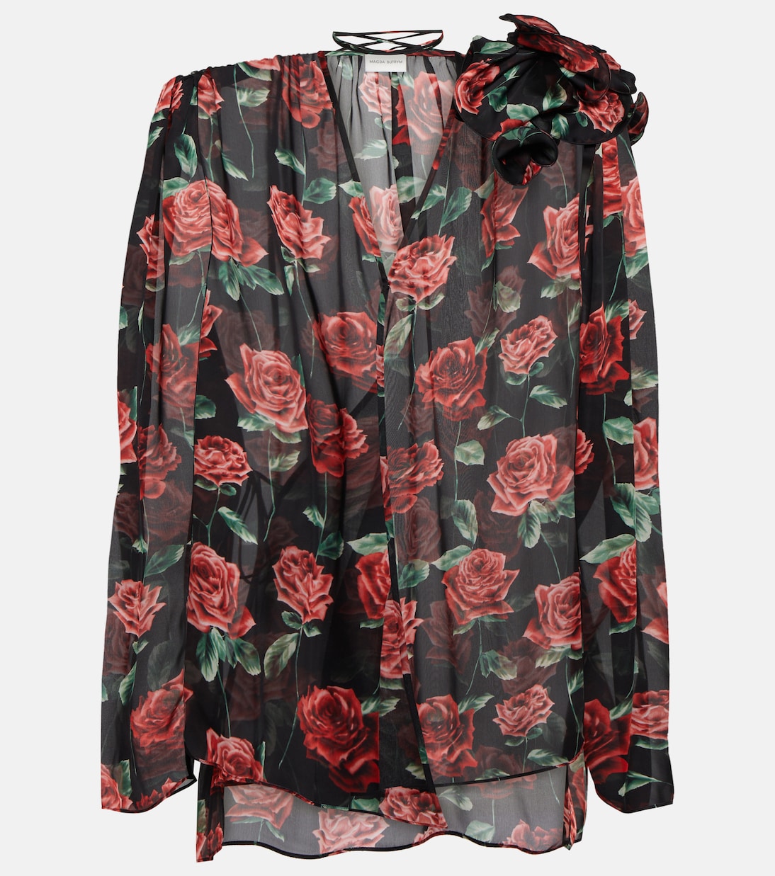 Blouse en soie à fleurs | Magda Butrym