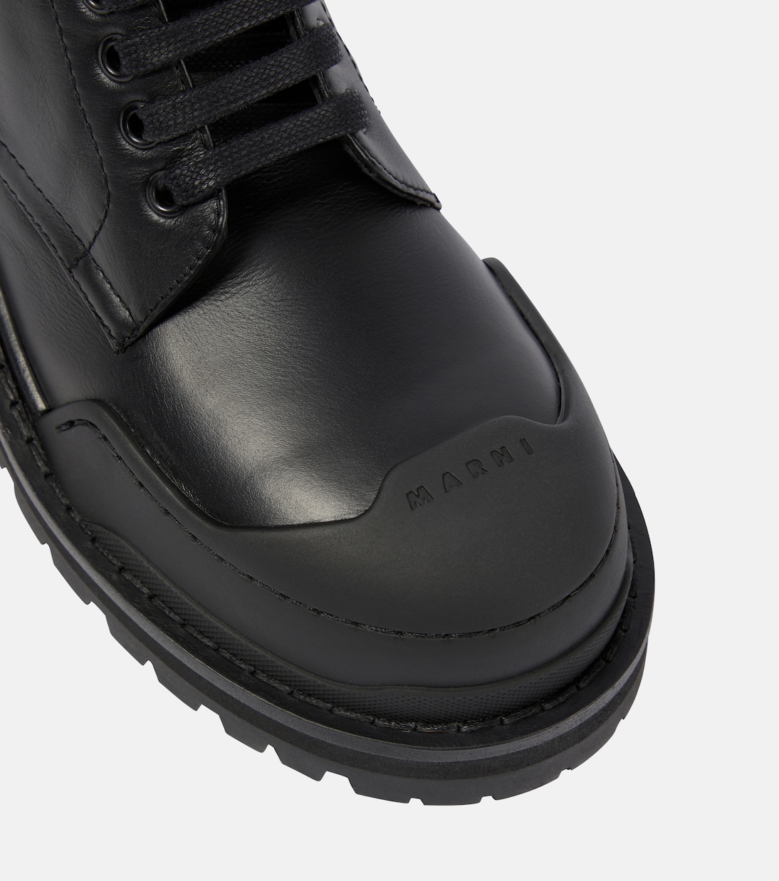 Leather ankle boots Marni Black size 37 EU in Leather - 29271087