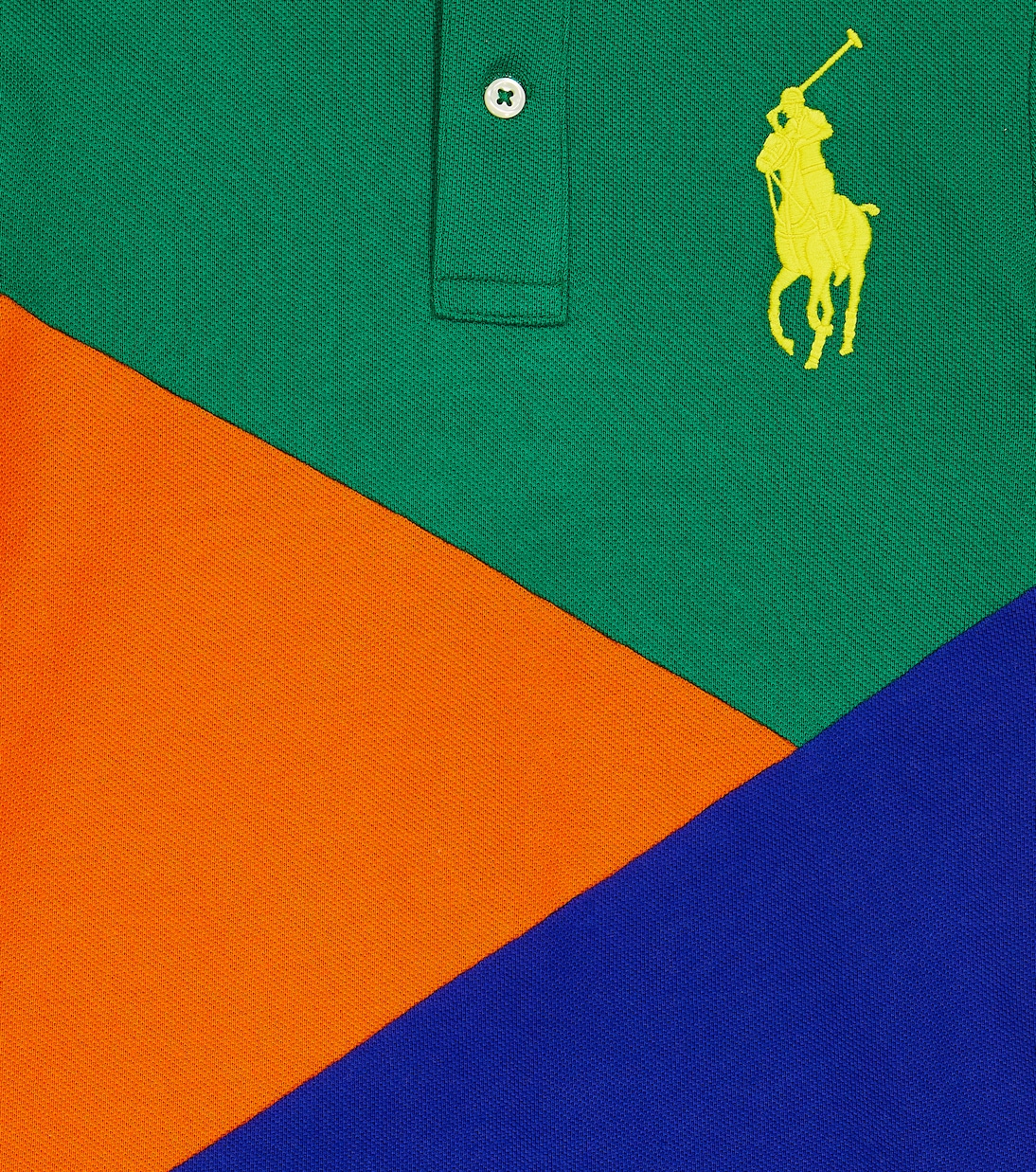Polo in piqué di cotone con logo | Polo Ralph Lauren Kids