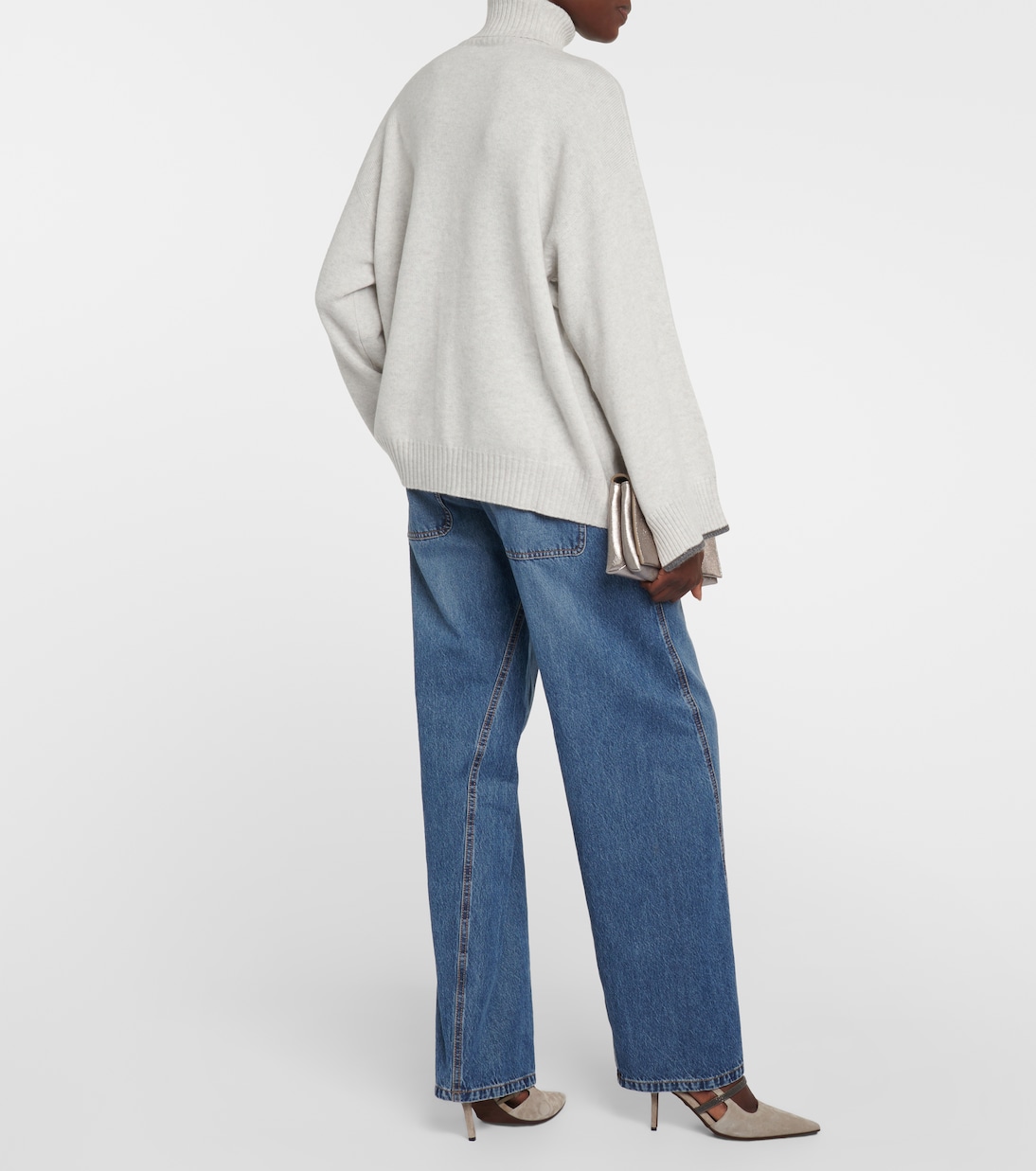 Jersey de cachemir con cuello alto | Brunello Cucinelli