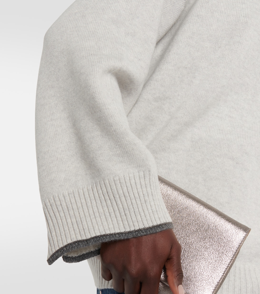 Jersey de cachemir con cuello alto | Brunello Cucinelli