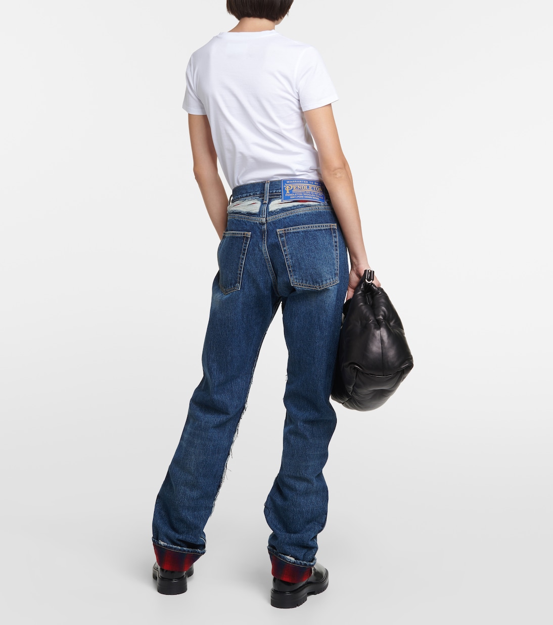 Jeans rectos a cuadros | Maison Margiela