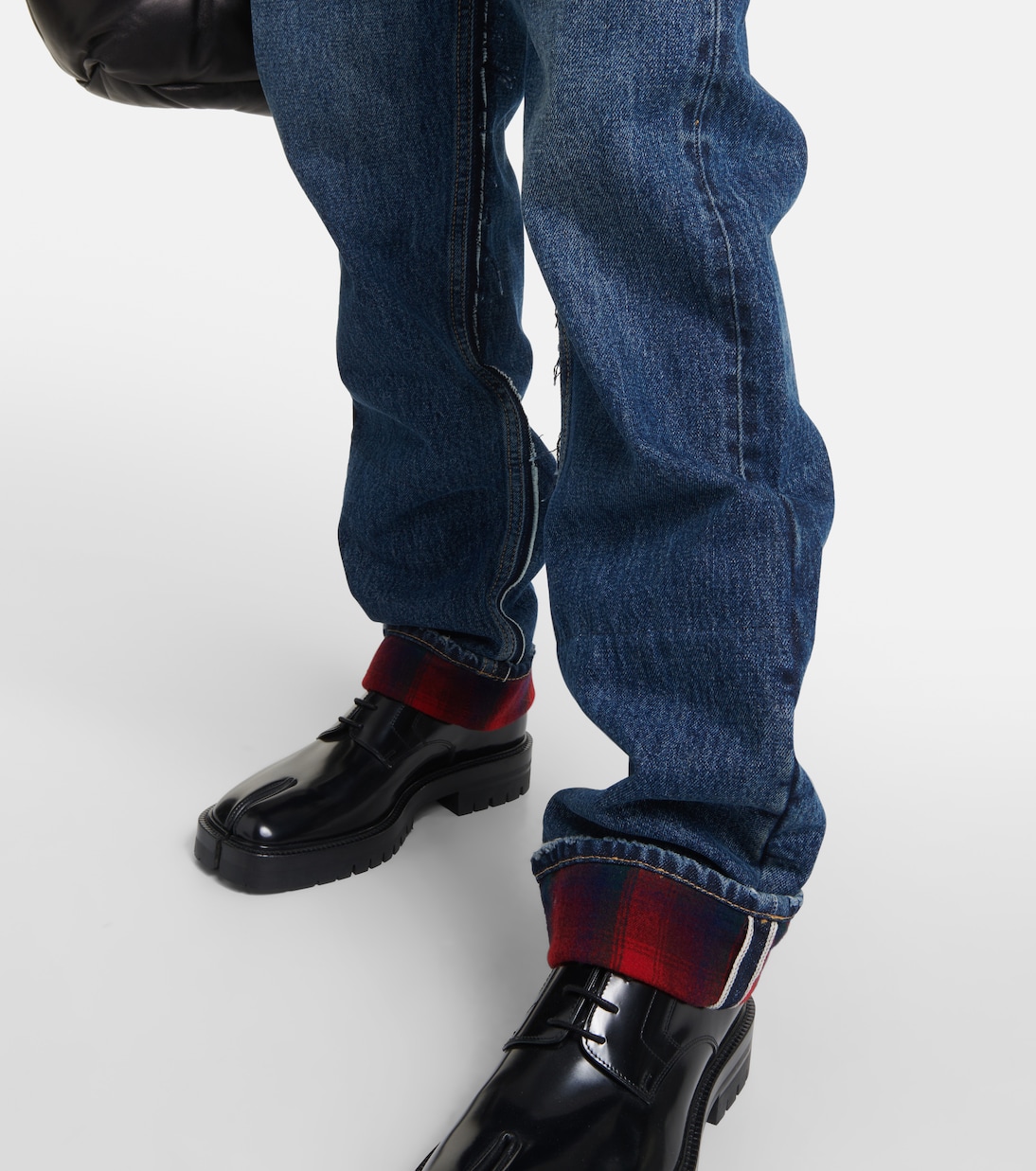 Jeans rectos a cuadros | Maison Margiela