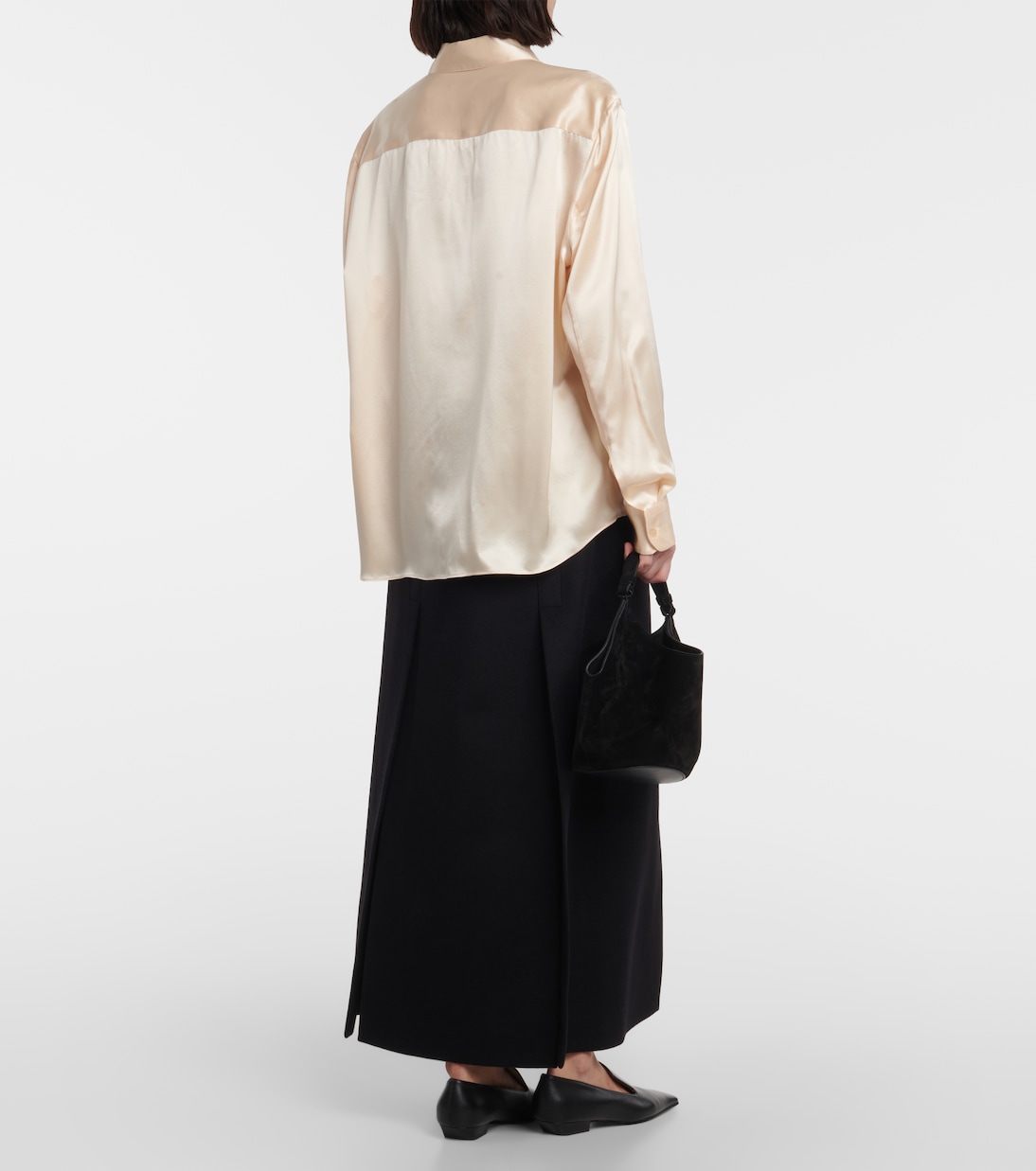 Argo silk charmeuse blouse | Khaite