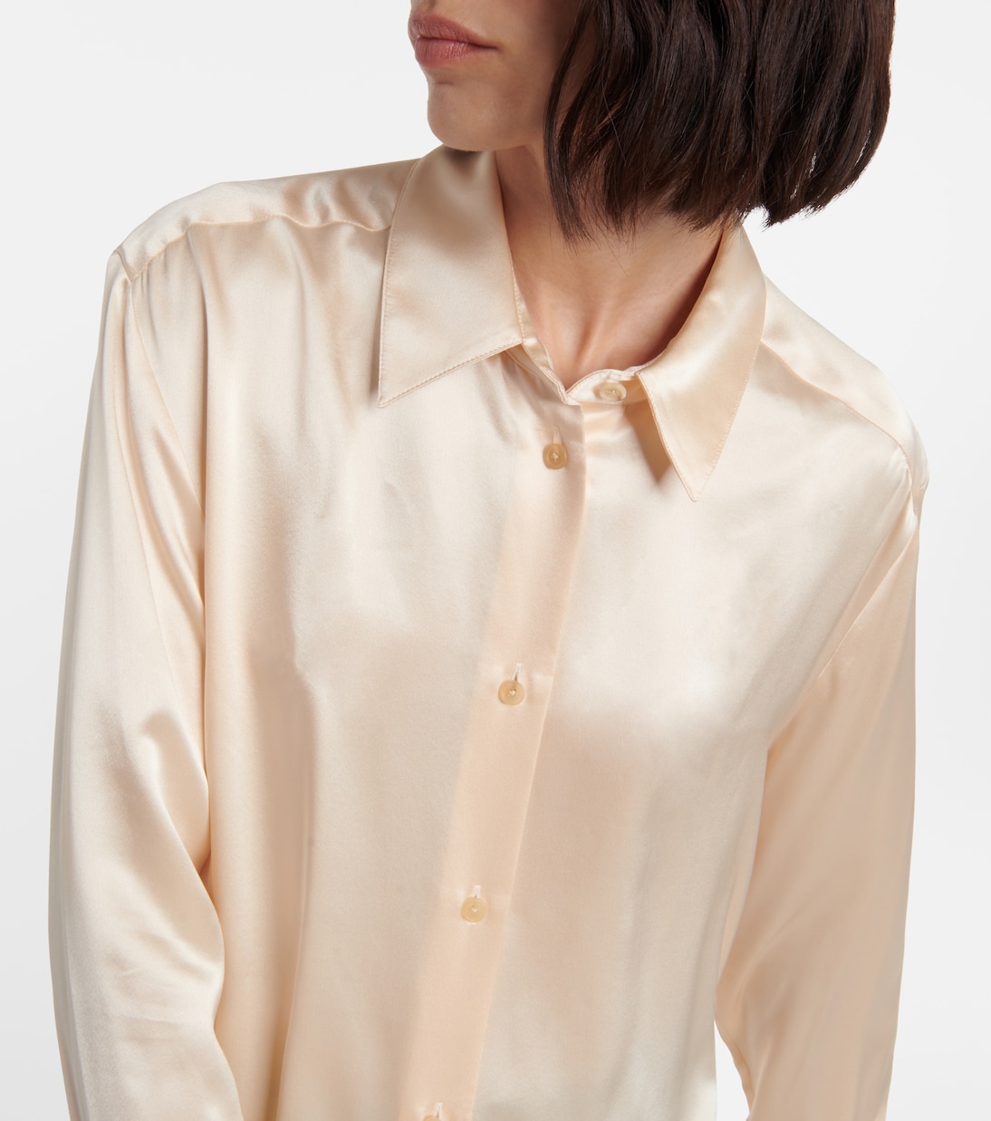 Argo silk charmeuse blouse | Khaite