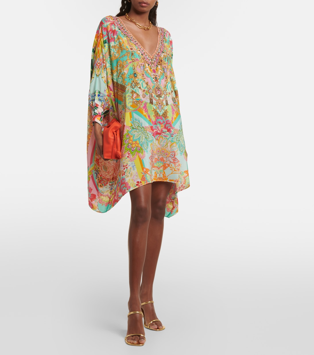 Kaftan An Italian Welcome aus Seide | Camilla