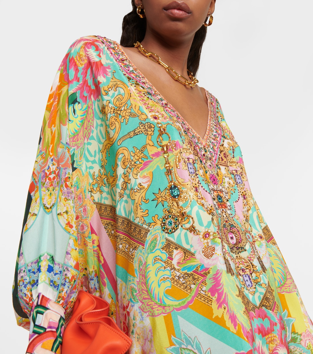 Kaftan An Italian Welcome aus Seide | Camilla
