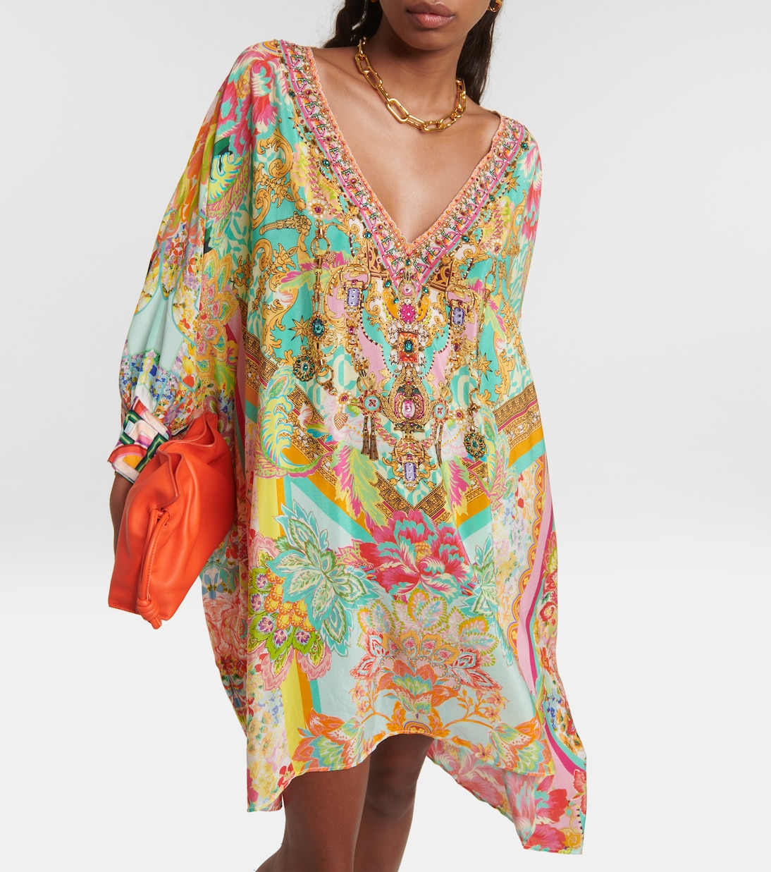 Kaftan An Italian Welcome aus Seide | Camilla
