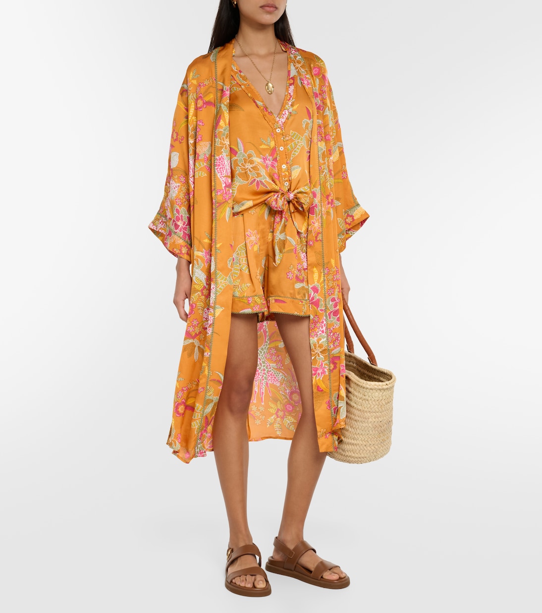 Shorts Isabelle con stampa floreale | Poupette St Barth