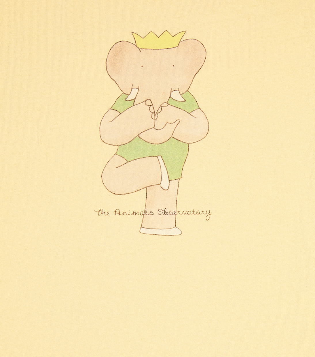 x Babar printed cotton jersey T-shirt | The Animals Observatory