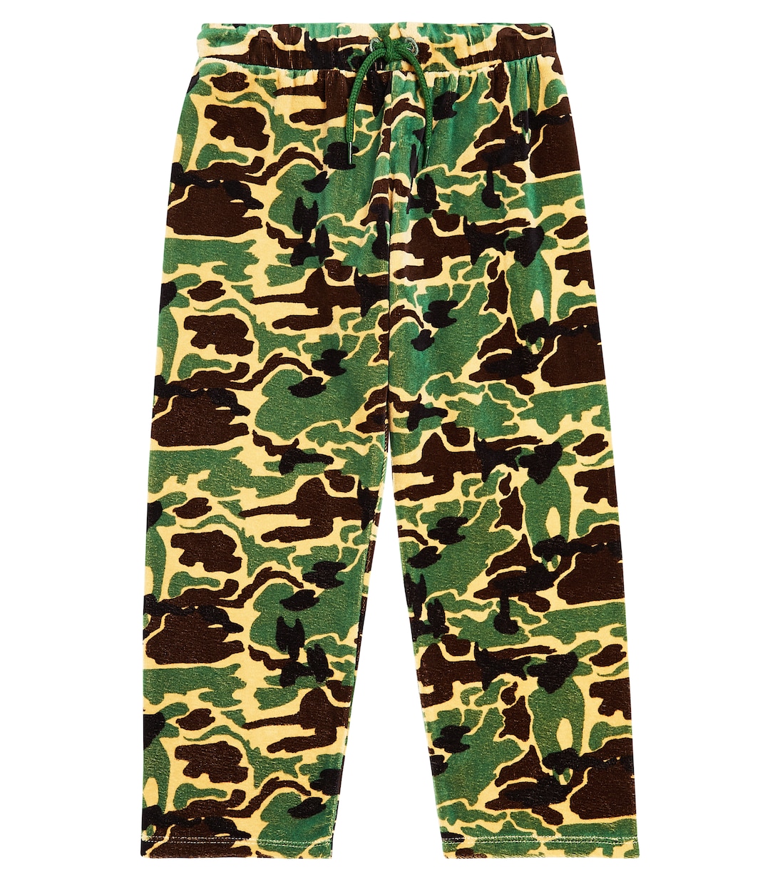 Camouflage velour sweatpants | Mini Rodini