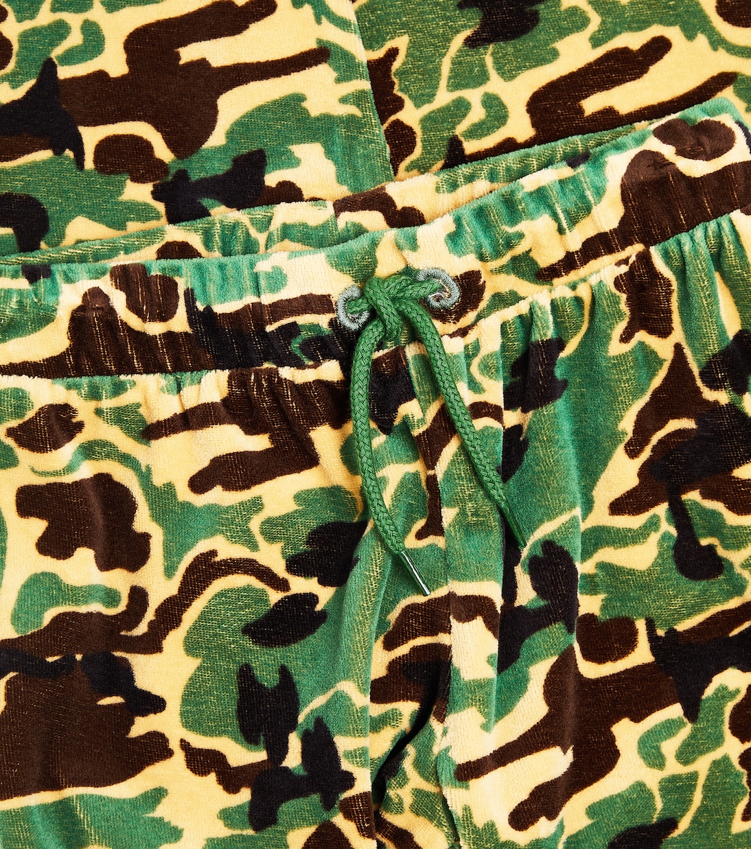 Camouflage velour sweatpants | Mini Rodini