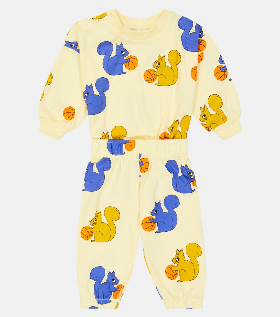 Bébé – Set body et pantalon en coton | Mini Rodini