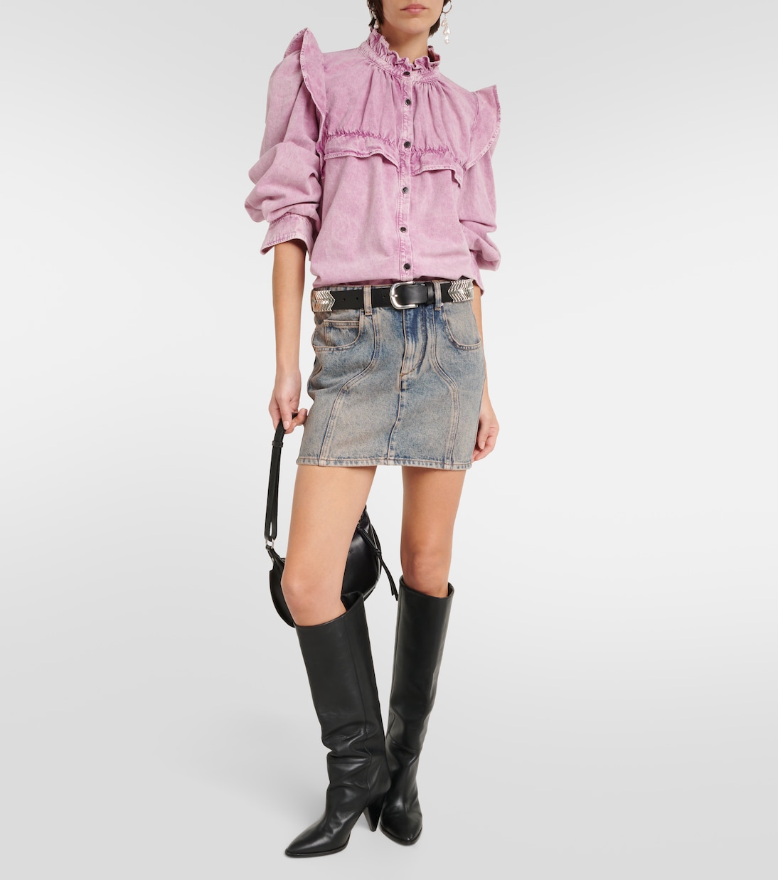 Camicia di jeans Idety con ruches | Marant Etoile