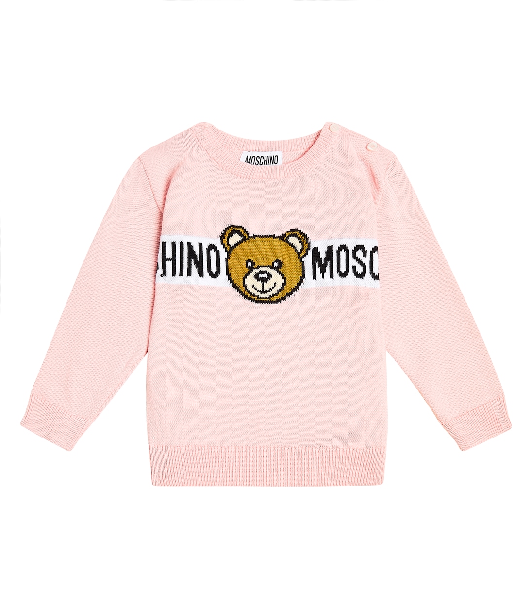 Baby - Felpa Teddy Bear in jersey | Moschino Kids